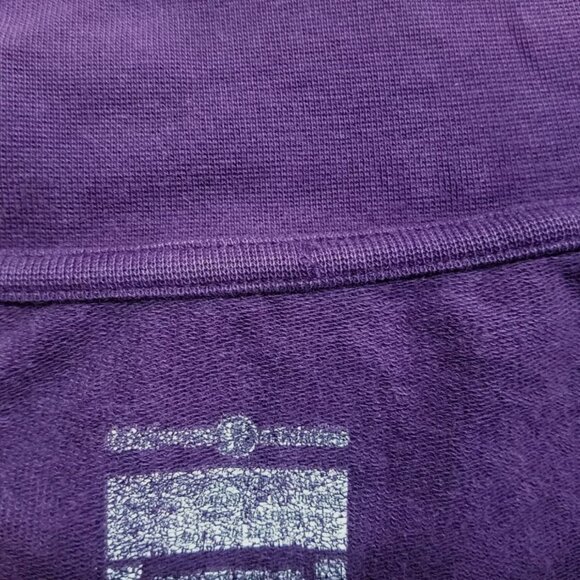 Lululemon Vintage Vancouver Jacket 8 Medium Women's Purple High Zip Sweater Neck - Picture 9 of 9